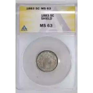 Nickel Five Cent Pieces-Shield 1866-1883