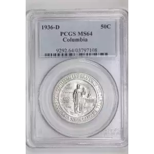 1936-D 50C Columbia