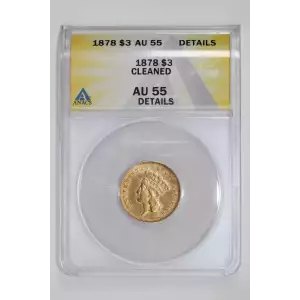 Gold Three Dollars $3 Indian Princess Head