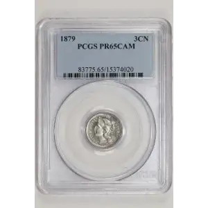 Nickel Three Cent Pieces 1865-1889