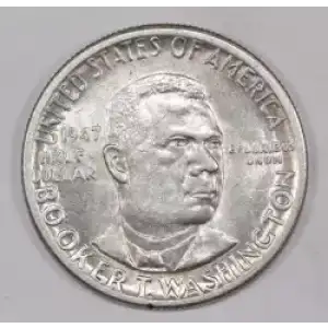 Classic Commemorative Silver--- Booker T. Washington Memorial 1946-1951-Silver- 0.5 Dollar