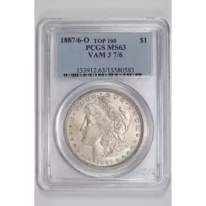1887/6-O $1 VAM 3 7/6 TOP 100