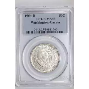 1954-D 50C Washington-Carver