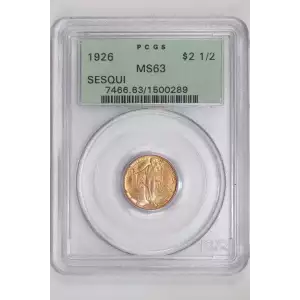 1926 $2.50 Sesquicentennial