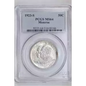 1923-S 50C Monroe