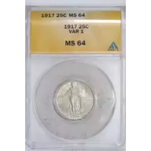 Quarter Dollars---Standing Liberty