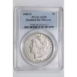 1888-O $1 Doubled Die Obverse