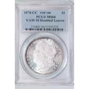 1878-CC $1 VAM 18 Doubled Leaves (2)