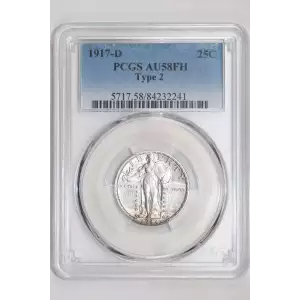 1917-D 25C Type 2, FH (2)
