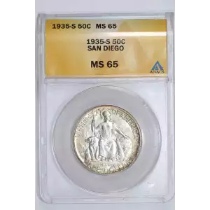 Classic Commemorative Silver--- California Pacific International Exposition 1935-1936-Silver- 0.5 Dollar