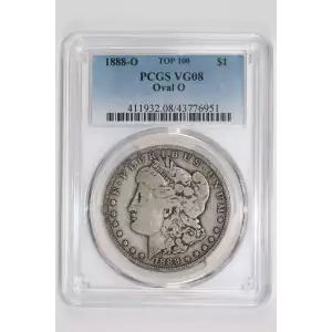 1888-O $1 Oval O TOP 100