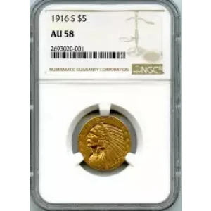 Half Eagles---Indian Head 1908-1929 -Gold- 5 Dollar (3)