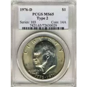 Dollars---Eisenhower 1971-1978 Copper-Nickel- 1 Dollar (3)