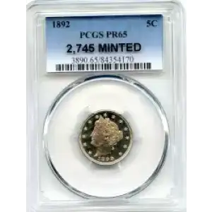 Nickel Five Cent Pieces-Liberty Head 1883-1913 (3)