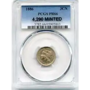 Nickel Three Cent Pieces 1865-1889 (3)