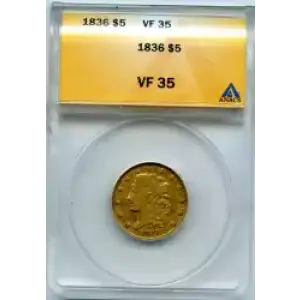 Quarter Eagles---Classic Head, 1834-1839 -Gold- 2.5 Dollar (3)