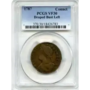 Post Colonial Issues -Coinage of the States-Connecticut -copper (3)