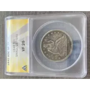 Half Dollars---Liberty Seated 1839-1891 -Silver- 0.5 Dollar (3)