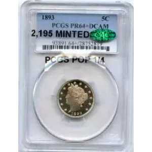 Nickel Five Cent Pieces-Liberty Head 1883-1913 (3)