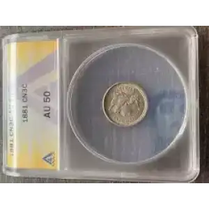 Nickel Three Cent Pieces 1865-1889 (3)