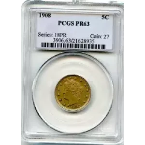 Nickel Five Cent Pieces-Liberty Head 1883-1913 (3)