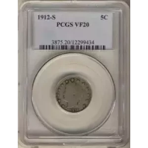 Nickel Five Cent Pieces-Liberty Head 1883-1913 (3)