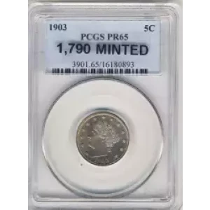 Nickel Five Cent Pieces-Liberty Head 1883-1913 (3)