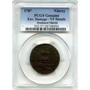 Post Colonial Issues -New Jersey-Coppers (3)