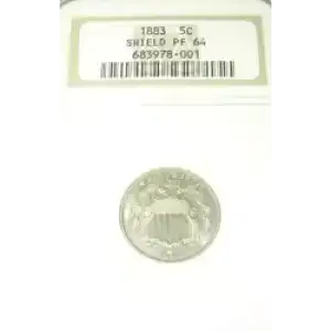 Nickel Five Cent Pieces-Shield 1866-1883 (3)