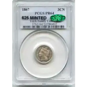 Nickel Three Cent Pieces 1865-1889 (3)