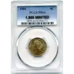 Nickel Five Cent Pieces-Liberty Head 1883-1913 (3)