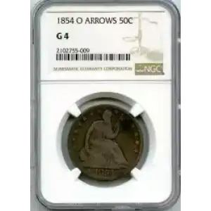 Half Dollars---Liberty Seated 1839-1891 -Silver- 0.5 Dollar (3)