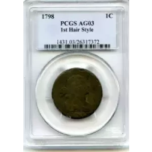 Large Cents---Draped Bust 1796-1807 -Copper- 1 Cent (3)