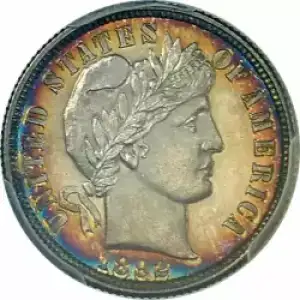 Dimes---Barber or Liberty Head 1892-1916 -Silver- 1 Dime (3)