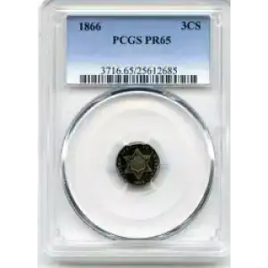 Silver Three Cent Pieces Trimes-1851-1873 (3)