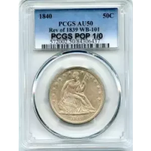 Half Dollars---Liberty Seated 1839-1891 -Silver- 0.5 Dollar (3)