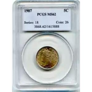 Nickel Five Cent Pieces-Liberty Head 1883-1913 (3)