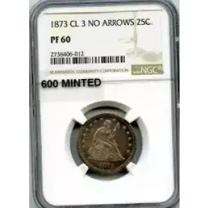 Liberty Seated Quarter Dollar (3)