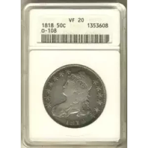 Half Dollars---Capped Bust, Reeded Edge 1836-1839 -Silver- 0.5 Dollar (3)