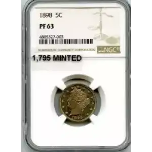 Nickel Five Cent Pieces-Liberty Head 1883-1913 (3)