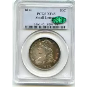 Half Dollars---Capped Bust, Reeded Edge 1836-1839 -Silver- 0.5 Dollar (3)