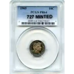 Dimes---Barber or Liberty Head 1892-1916 -Silver- 1 Dime (3)