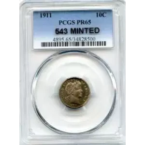 Dimes---Barber or Liberty Head 1892-1916 -Silver- 1 Dime (3)