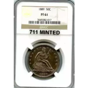 Half Dollars---Liberty Seated 1839-1891 -Silver- 0.5 Dollar (3)