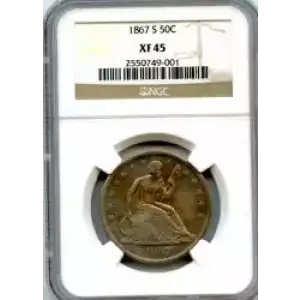 Half Dollars---Liberty Seated 1839-1891 -Silver- 0.5 Dollar (3)