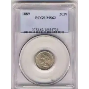 Nickel Three Cent Pieces 1865-1889 (3)