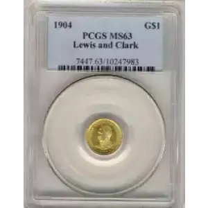 Classic Commemorative Gold--- Lewis and Clark Exposition 1904-1905 -Gold- 1 Dollar (3)