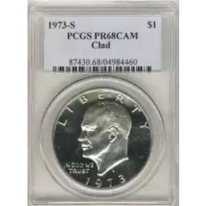 Dollars---Eisenhower 1971-1978 Copper-Nickel- 1 Dollar (3)