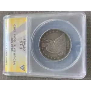 Half Dollars---Liberty Seated 1839-1891 -Silver- 0.5 Dollar (3)