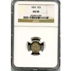 Silver Three Cent Pieces Trimes-1851-1873 (3)